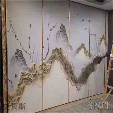 廉江酒店隔断,廉江移动隔断铝外框.jpg